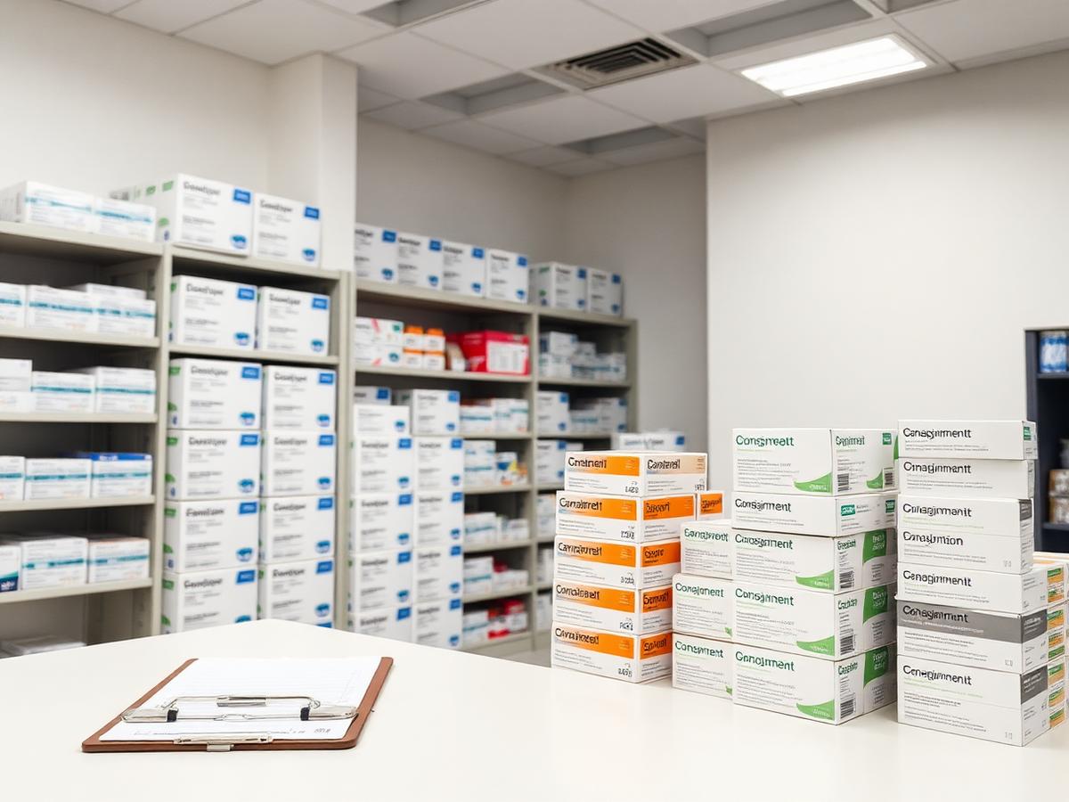 Wholesale pharmaceutical stock counter of ABHI AND COMPANY